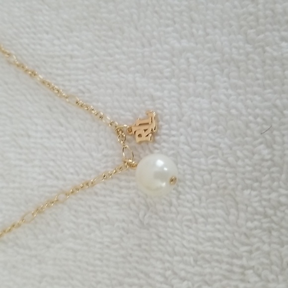 New Ralph Lauren Faux Pearl Pendant Necklace - Picture 4 of 7